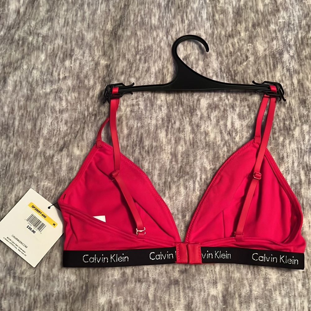 Calvin Klein Unlined Triangle Bra - Picture 4 of 6